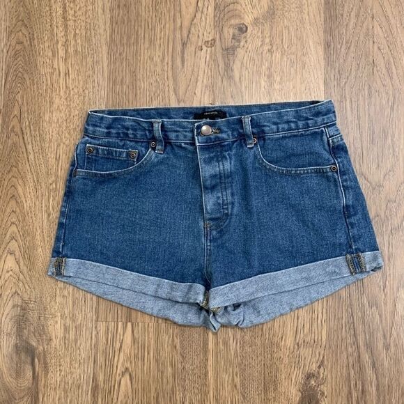 Forever 21 Denim Cuffed Short - Picture 1 of 3